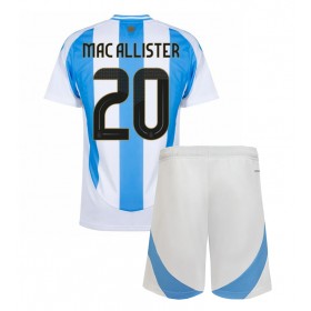 Argentinien Alexis Mac Allister #20 Heimtrikot Copa America 2024 Kurzarm (+ kurze hosen)